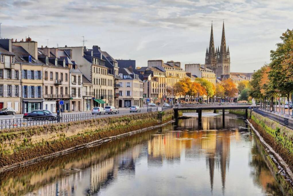 Apartamento L'Odet - Superbe Vue Sur Les Quais - Hyper Centre Quimper Exterior foto